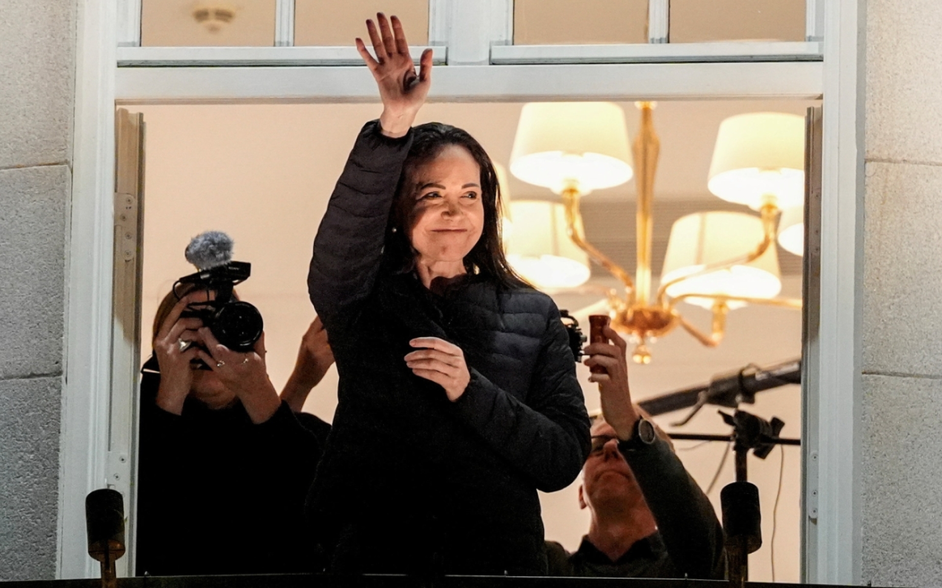 María Corina Machado reaparece en Oslo tras la entrega del Nobel de la Paz