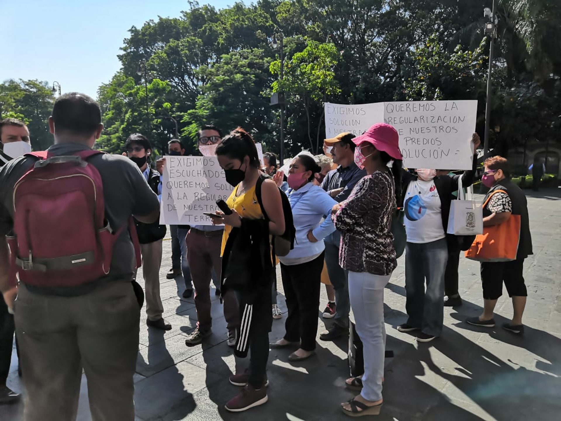 Demandan antorchistas reanudar regularización de 700 viviendas