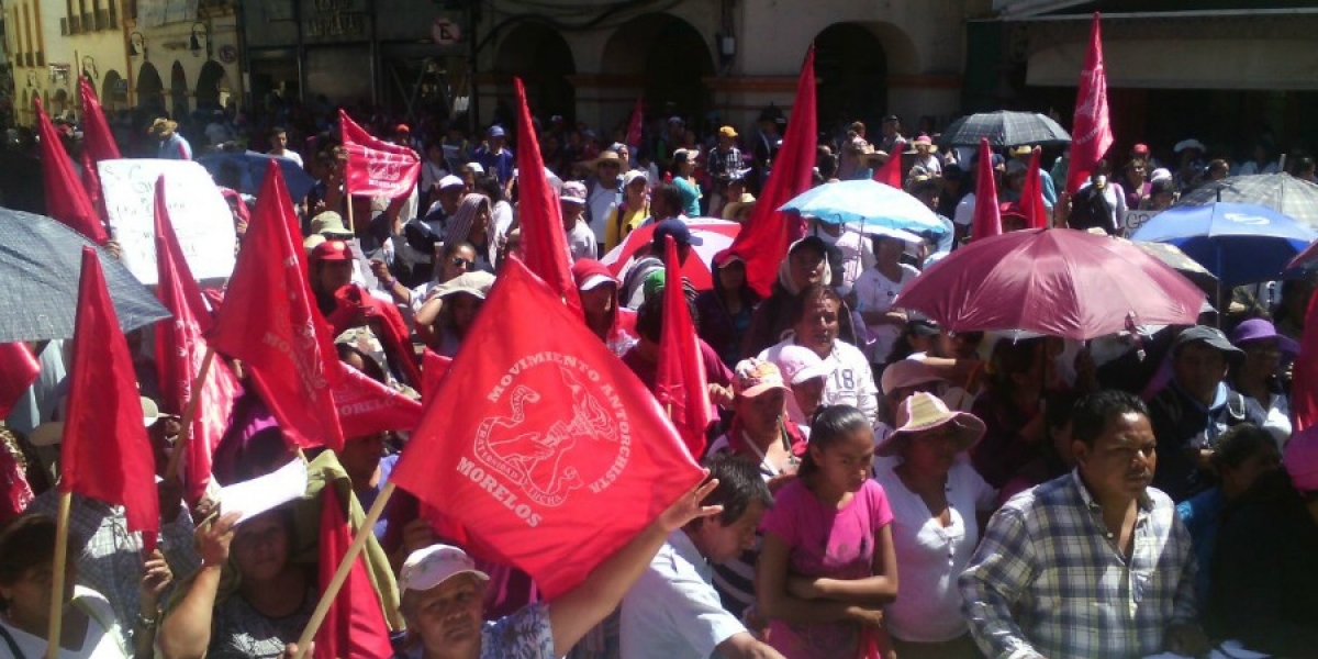 Se manifiesta Antorcha Campesina en la Sedagro; lleva a cabo movilizaciones en Cuernavaca