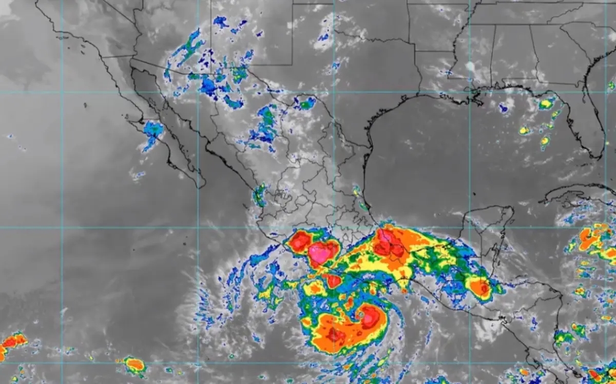 Huracán 'Bonnie' se desplazará por costas de Guerrero y Oaxaca; habrá lluvias fuertes en Chiapas, Michoacán y Veracruz