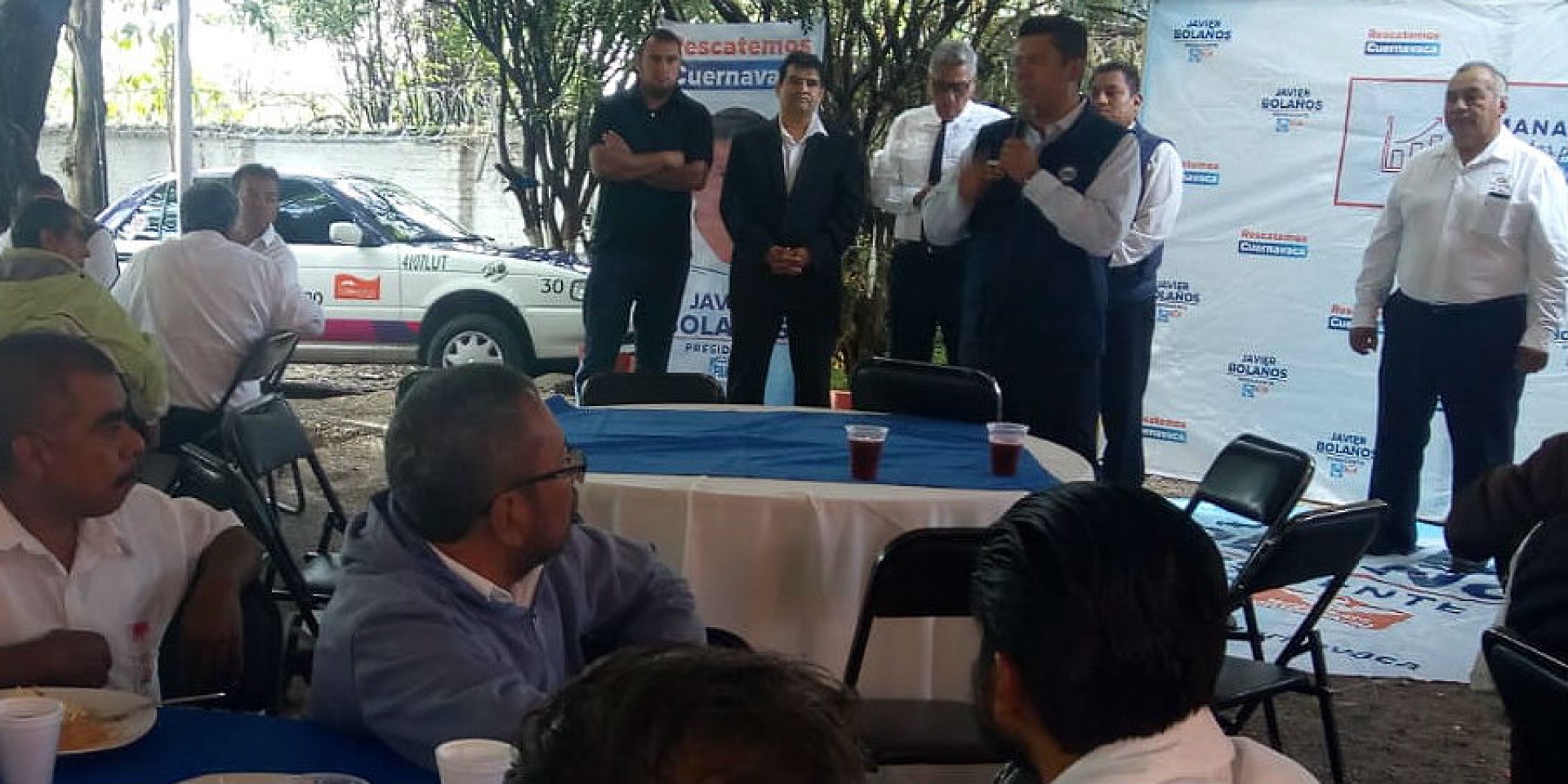 Suma Bolaños Aguilar apoyo de taxistas a su campaña