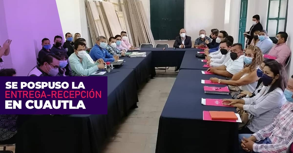 Posponen instalación de mesa de entrega-recepción en Cuautla
