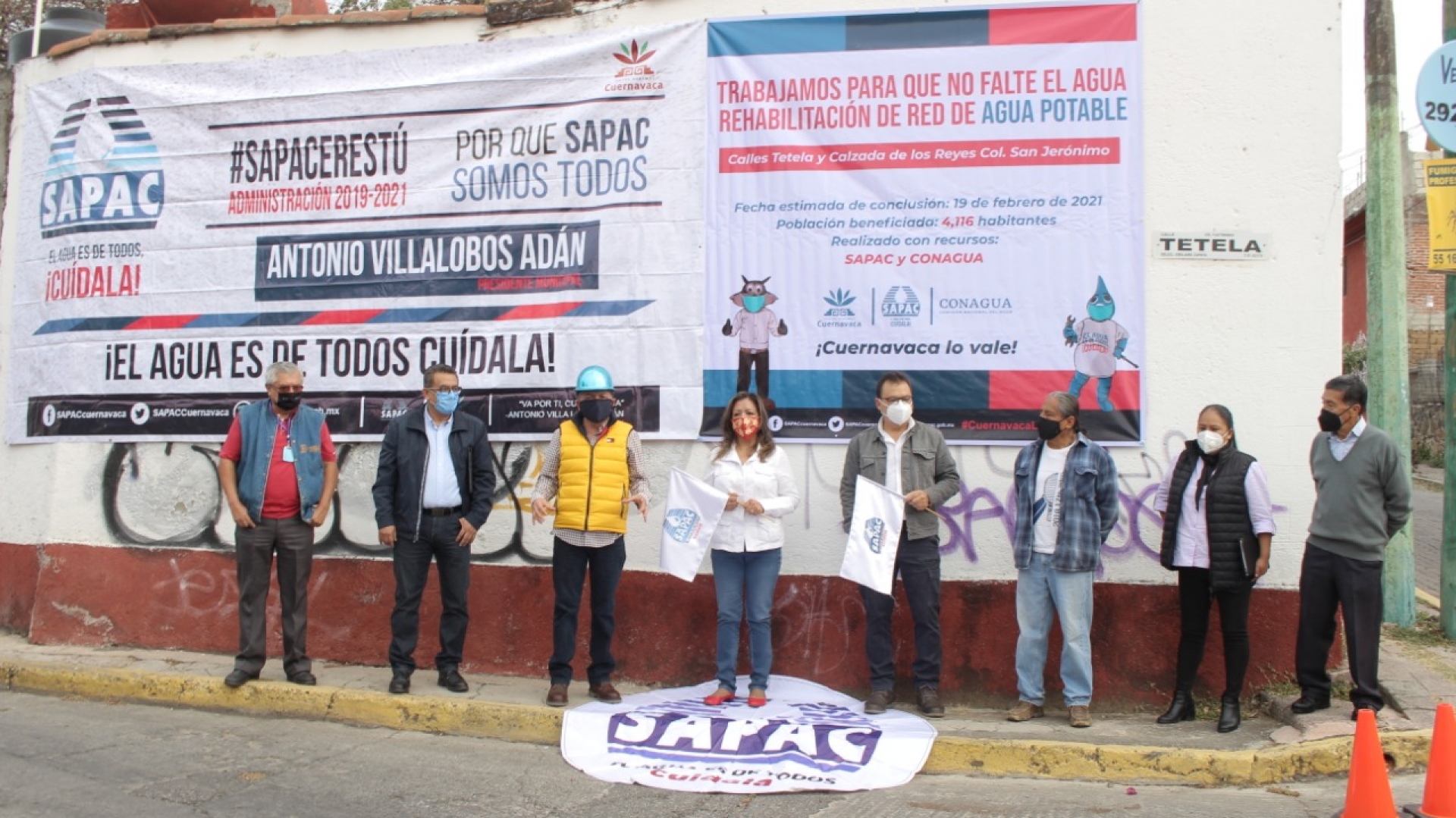 Arranca SAPAC obras de red hidráulica en diversas colonias