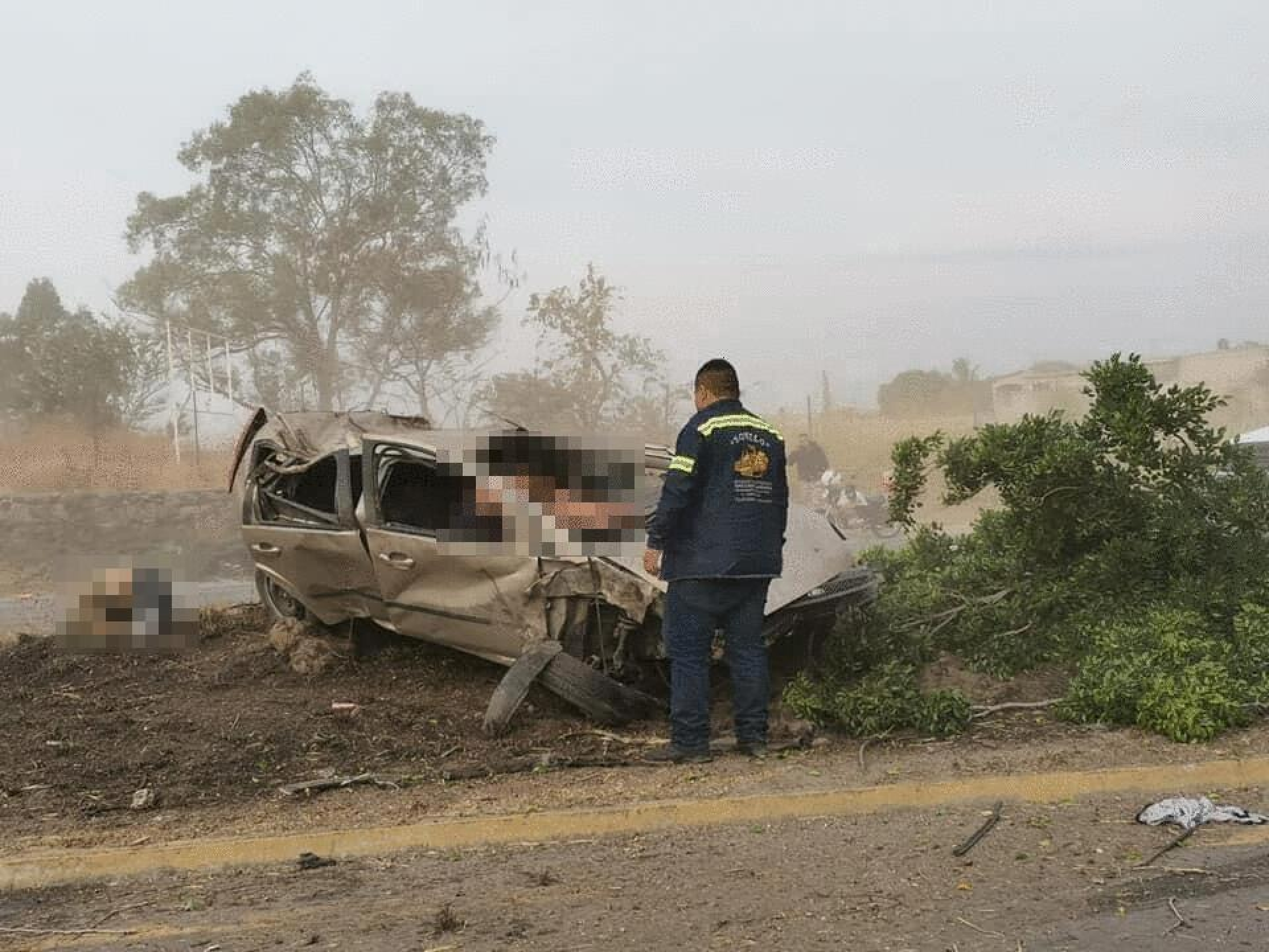 Un muerto y tres heridos, saldo de accidente en el libramiento oriente en Cuautla
