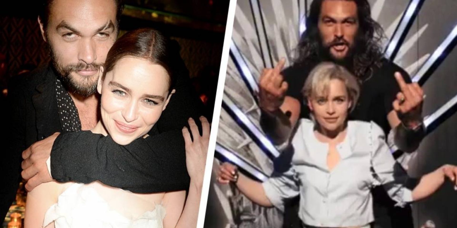 La hermosa amistad que mantienen Emilia Clark y Jason Momoa