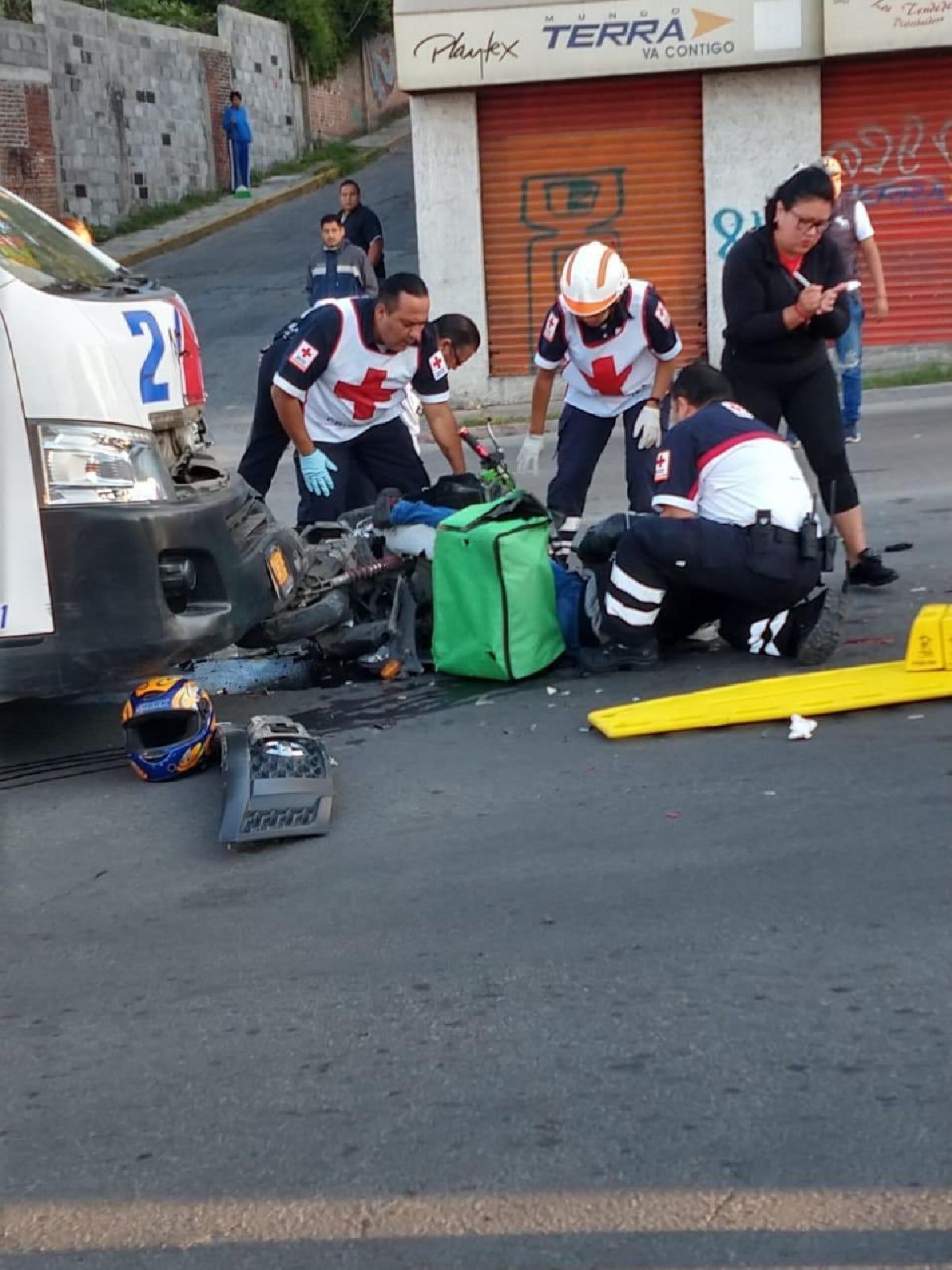 Perdió a su bebé al ser arrollada por una Ruta 2