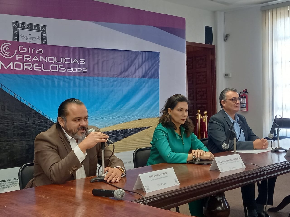 Alrededor de 30 marcas expondrán en la 'Gira Franquicias Morelos 2022'