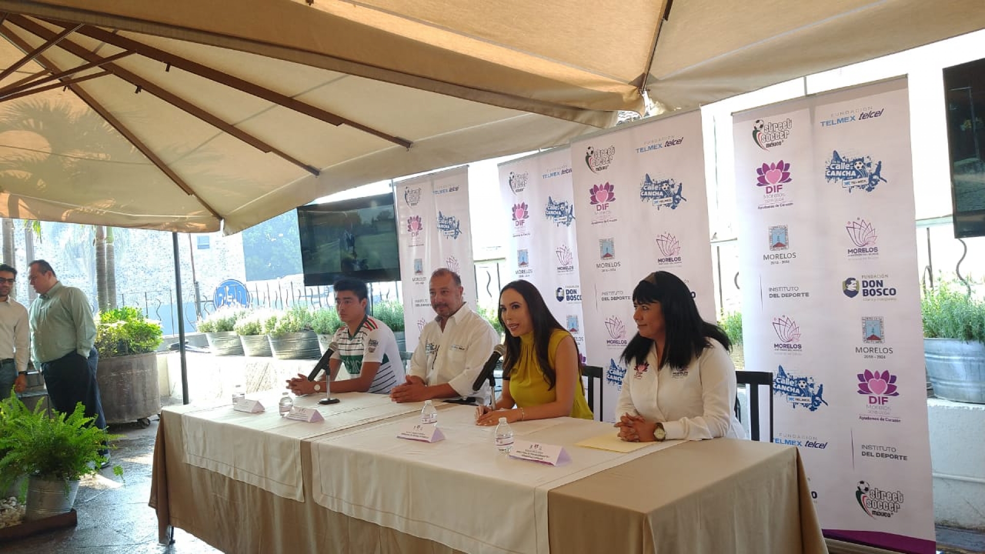 Anuncia presidenta del DIF Morelos el torneo 'De la calle a la cancha'