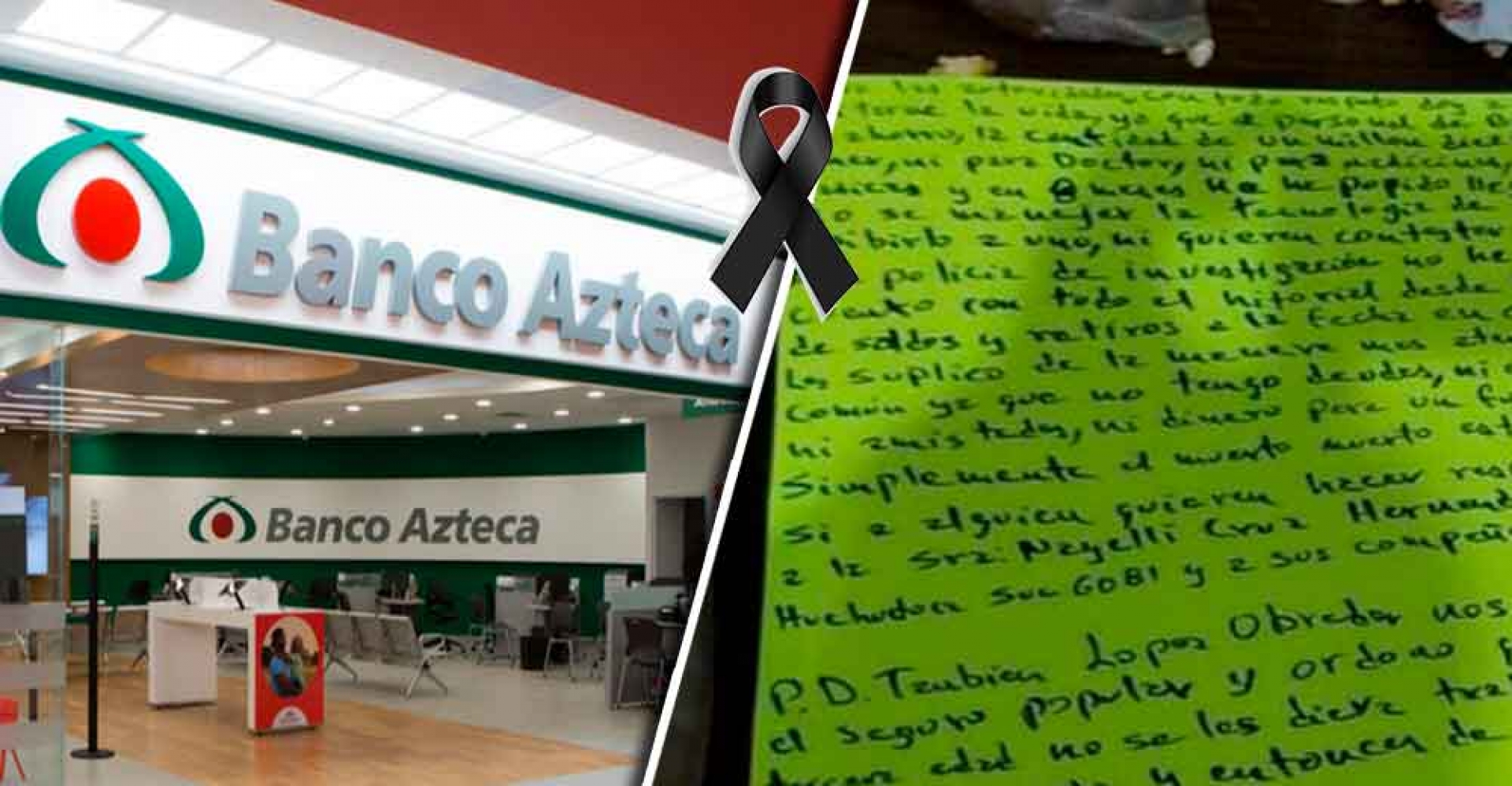 Hombre de la tercera edad se suicida porque Banco Azteca le robó sus ahorros