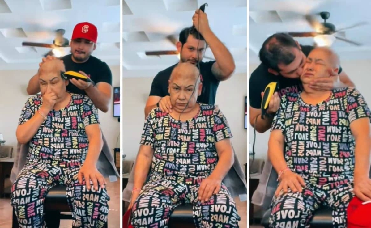 Joven se rapa junto a su mamá con cáncer y el video se viraliza