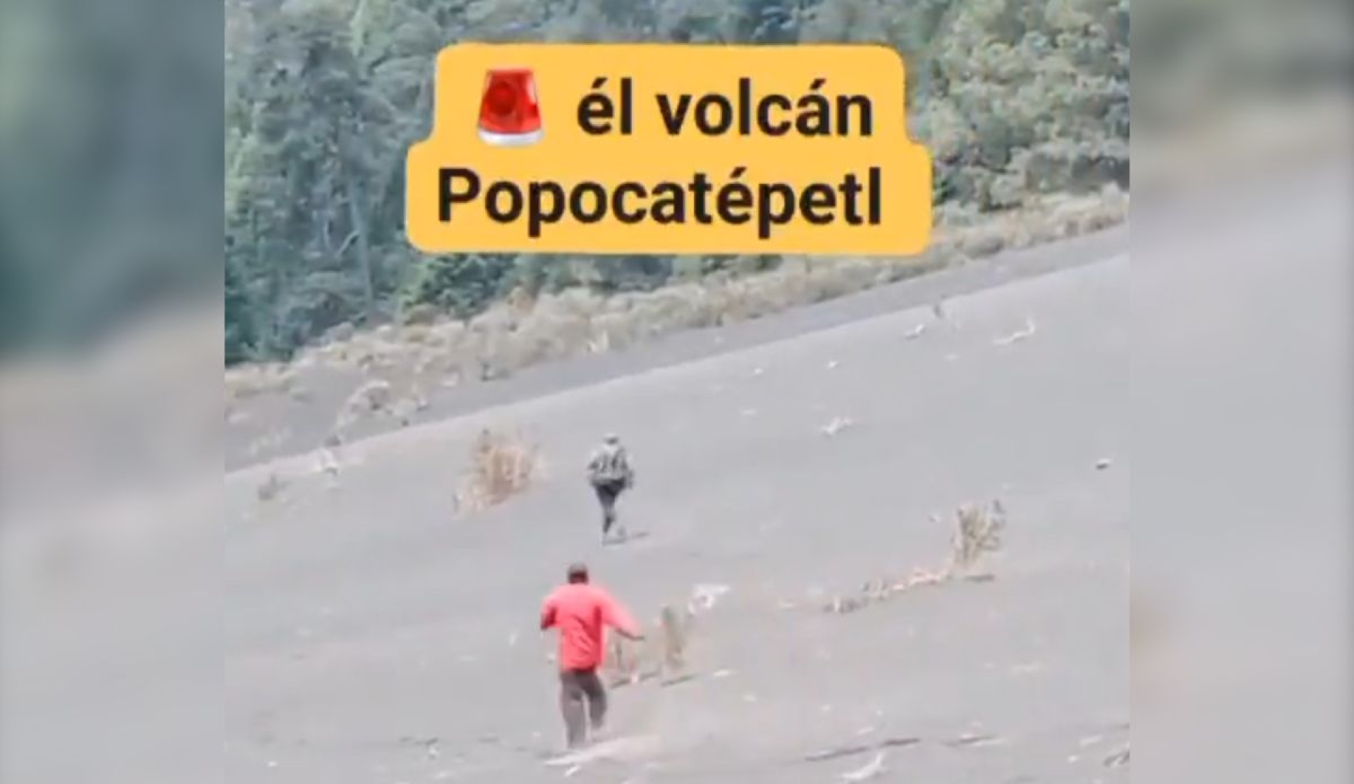 Huyen hombres del Popocatépetl tras fuerte estruendo durante ascenso