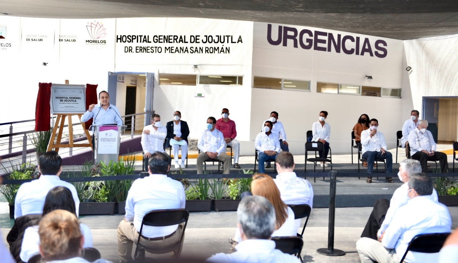Inaugura gobernador rehabilitación integral del hospital general de Jojutla