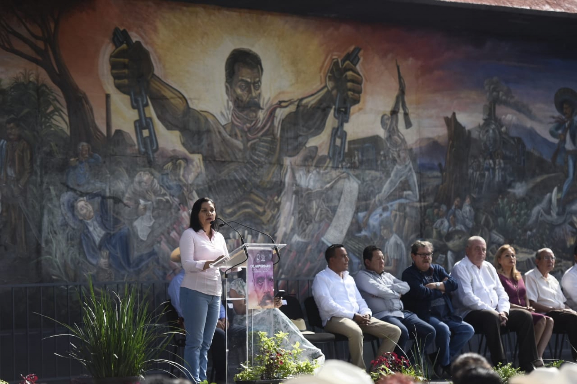 Conmemoran el 140 aniversario del natalicio del general Emiliano Zapata