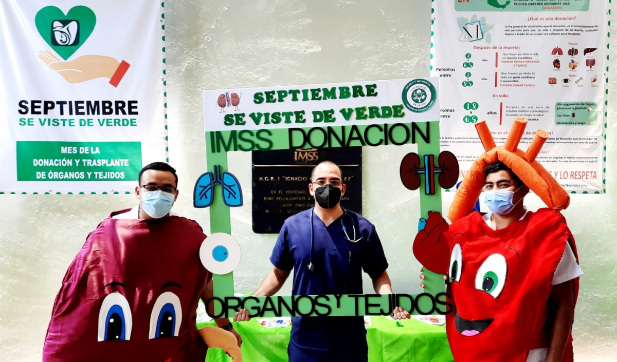 Realiza IMSS Morelos 'Segunda feria de la donación de órganos y tejidos 2021'