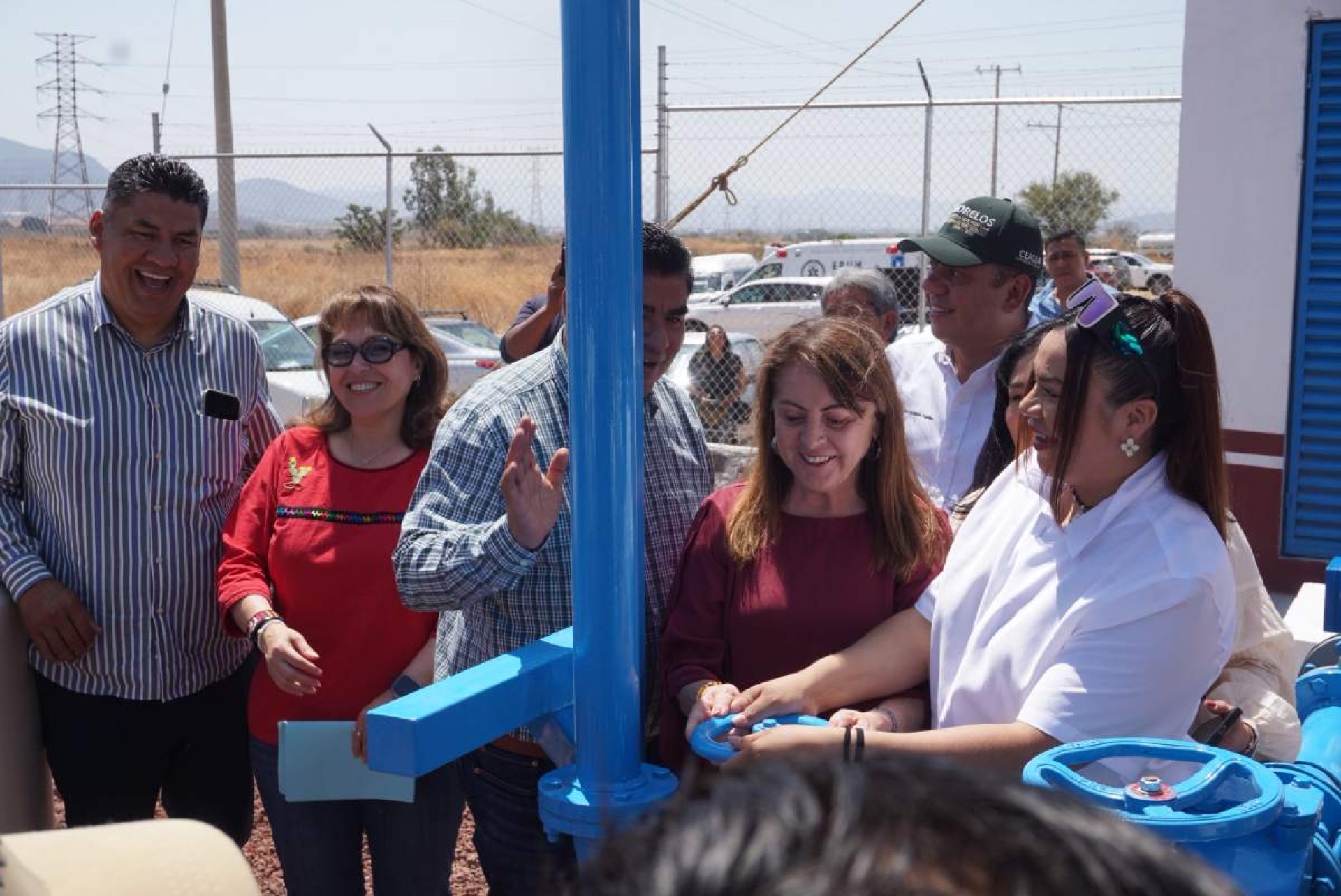 Inauguran equipamiento de pozos hidráulicos en Yecapixtla