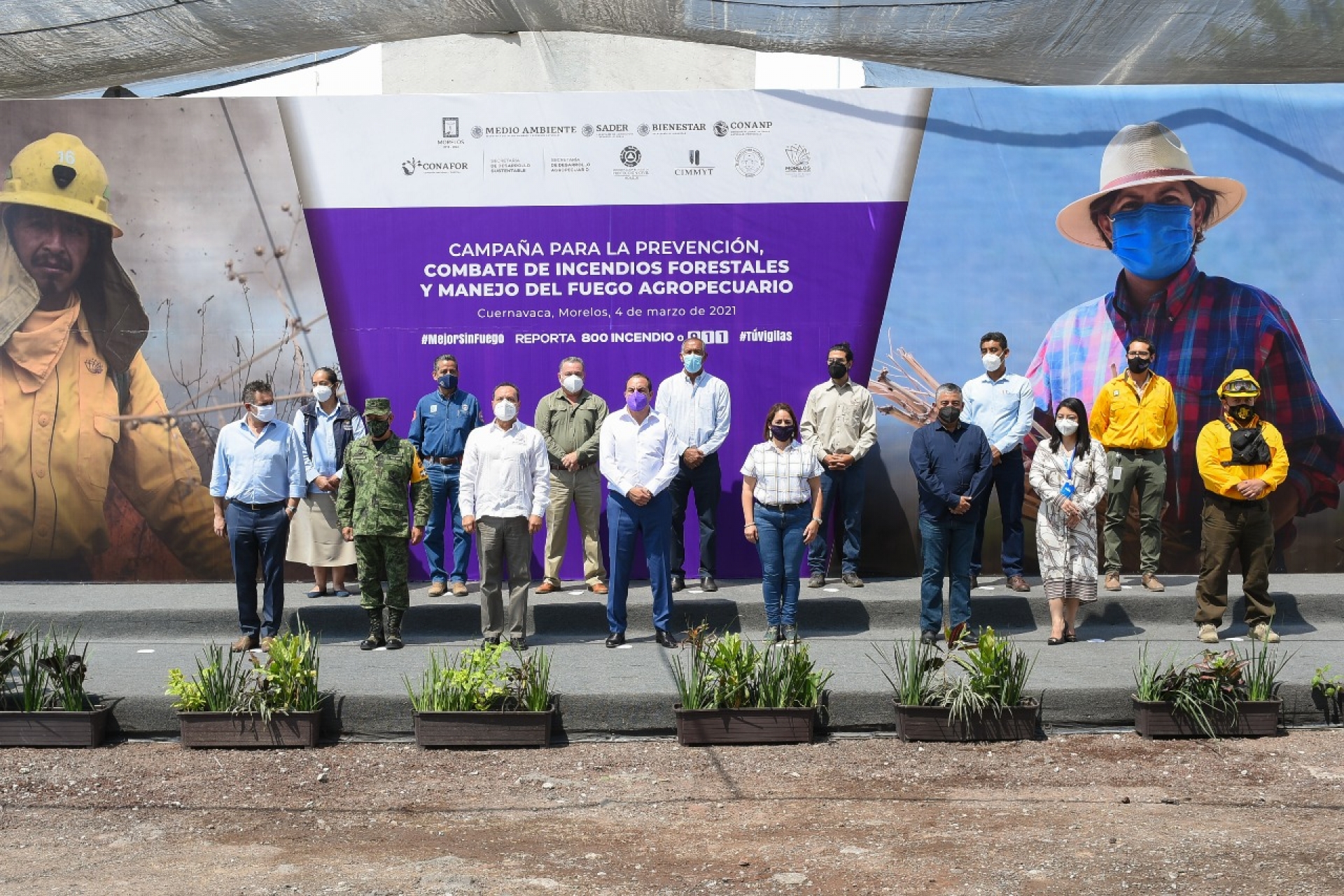 Arranca Cuauhtémoc Blanco campaña 'Tú vigilas, mejor sin fuego'