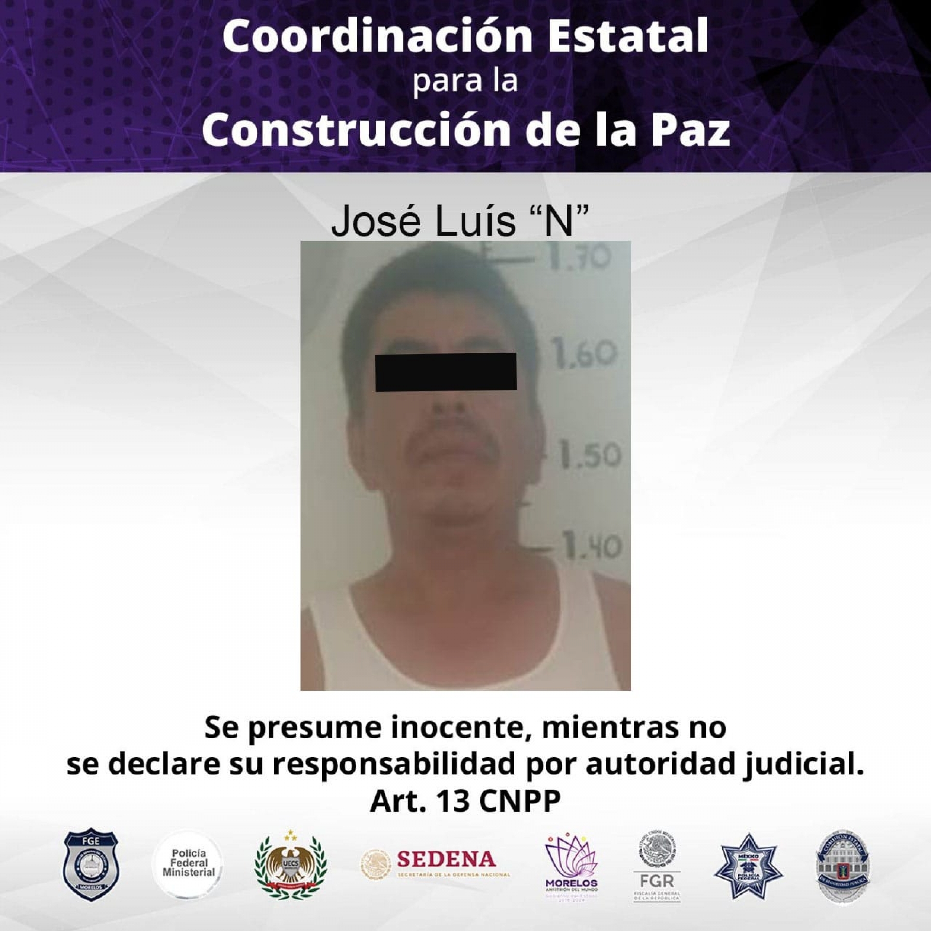 Detiene Mando Coordinado Policía Morelos a un hombre por amenazas, en Yautepec