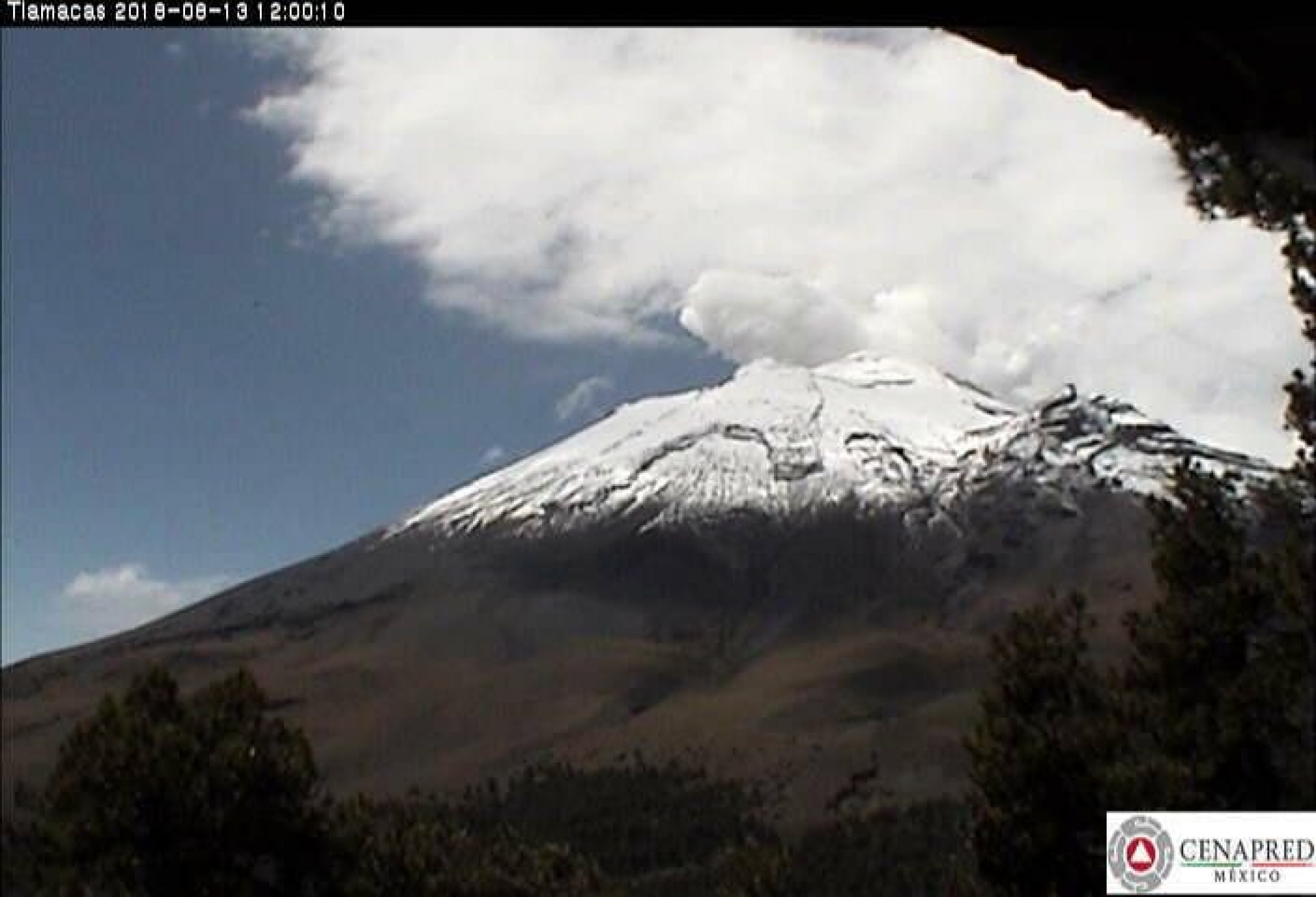 Podría caer ceniza en Morelos, por actividad del Popocatépetl