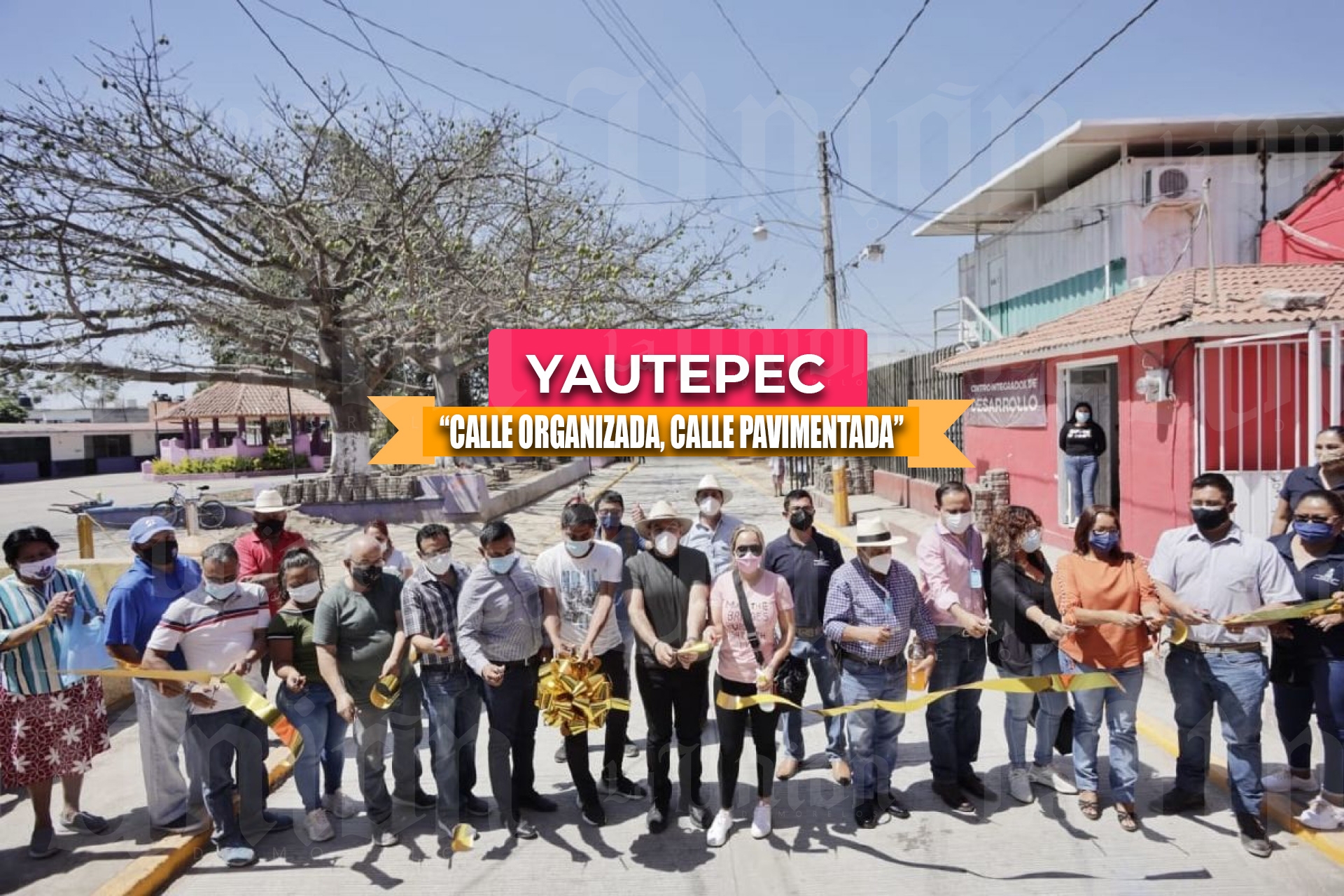 Continúa alcalde de Yautepec entrega de obras