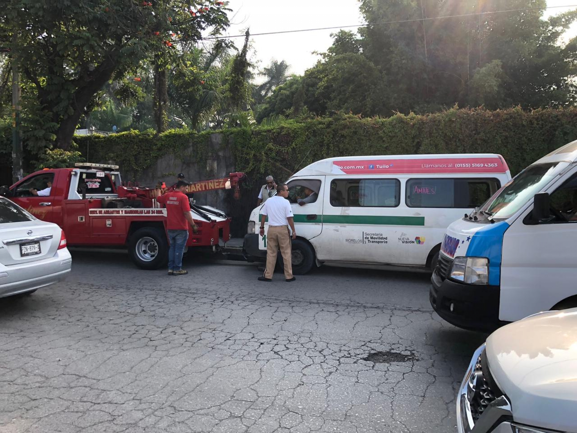 Efectúa SMyT operativo en Cuautla; detienen a unidades con permisos falsos