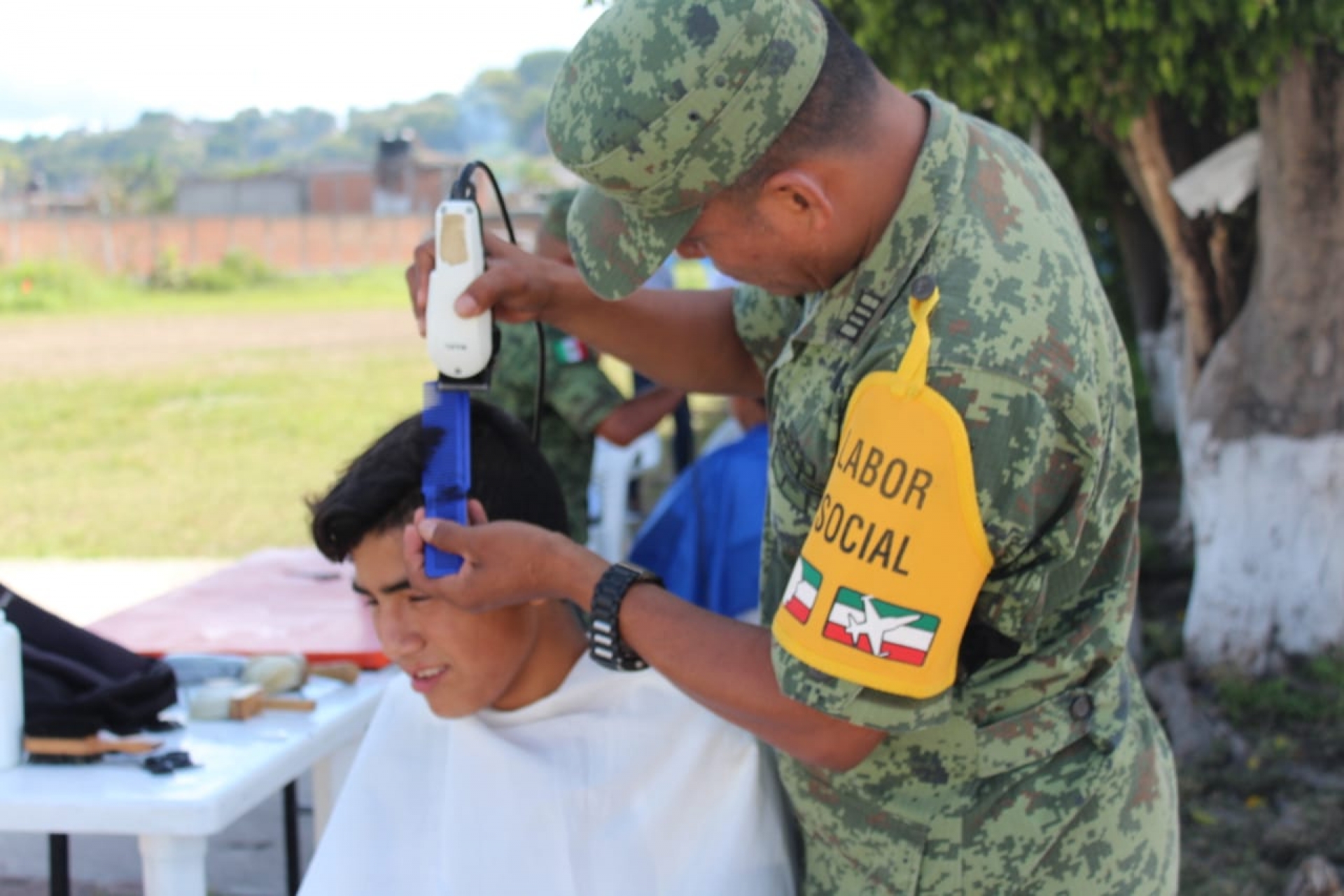 Personal del Tercer Regimiento Blindado de Reconocimiento efectuó labor social
