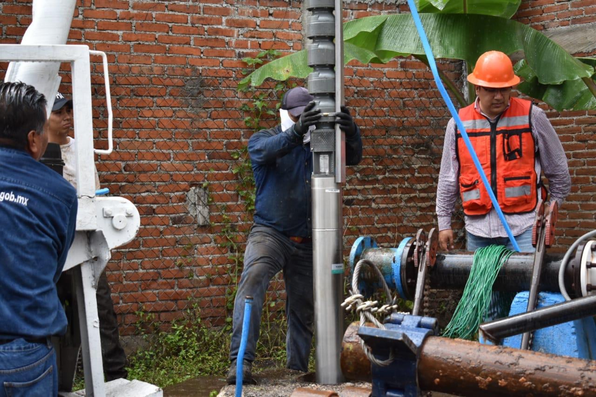 Inician trabajos de sustitución de bombas en 16 pozos, en Jiutepec