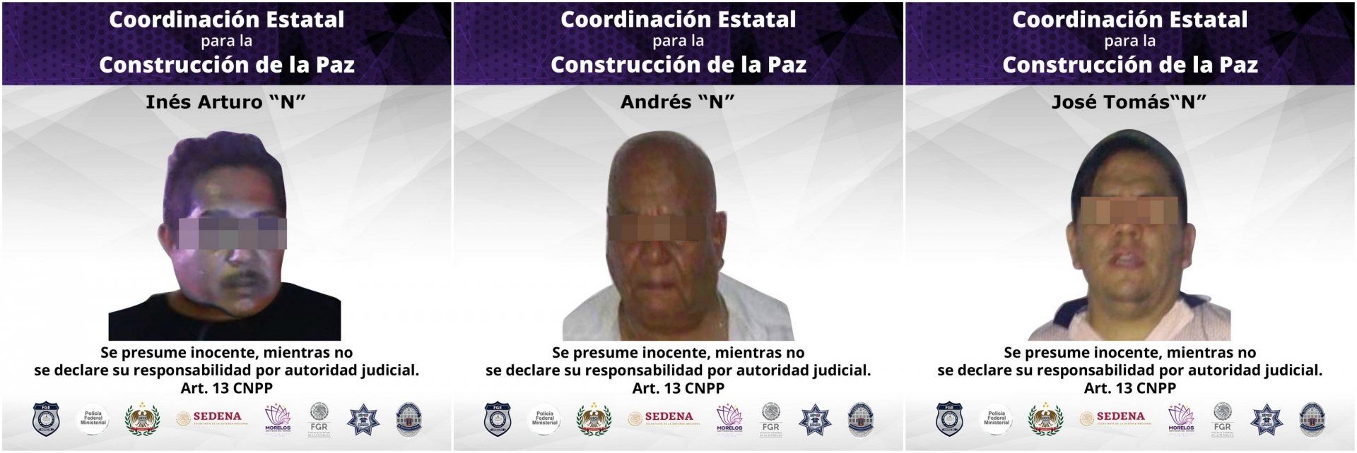 Vinculan a proceso a tres hombres por presunto robo a dos gasolineras