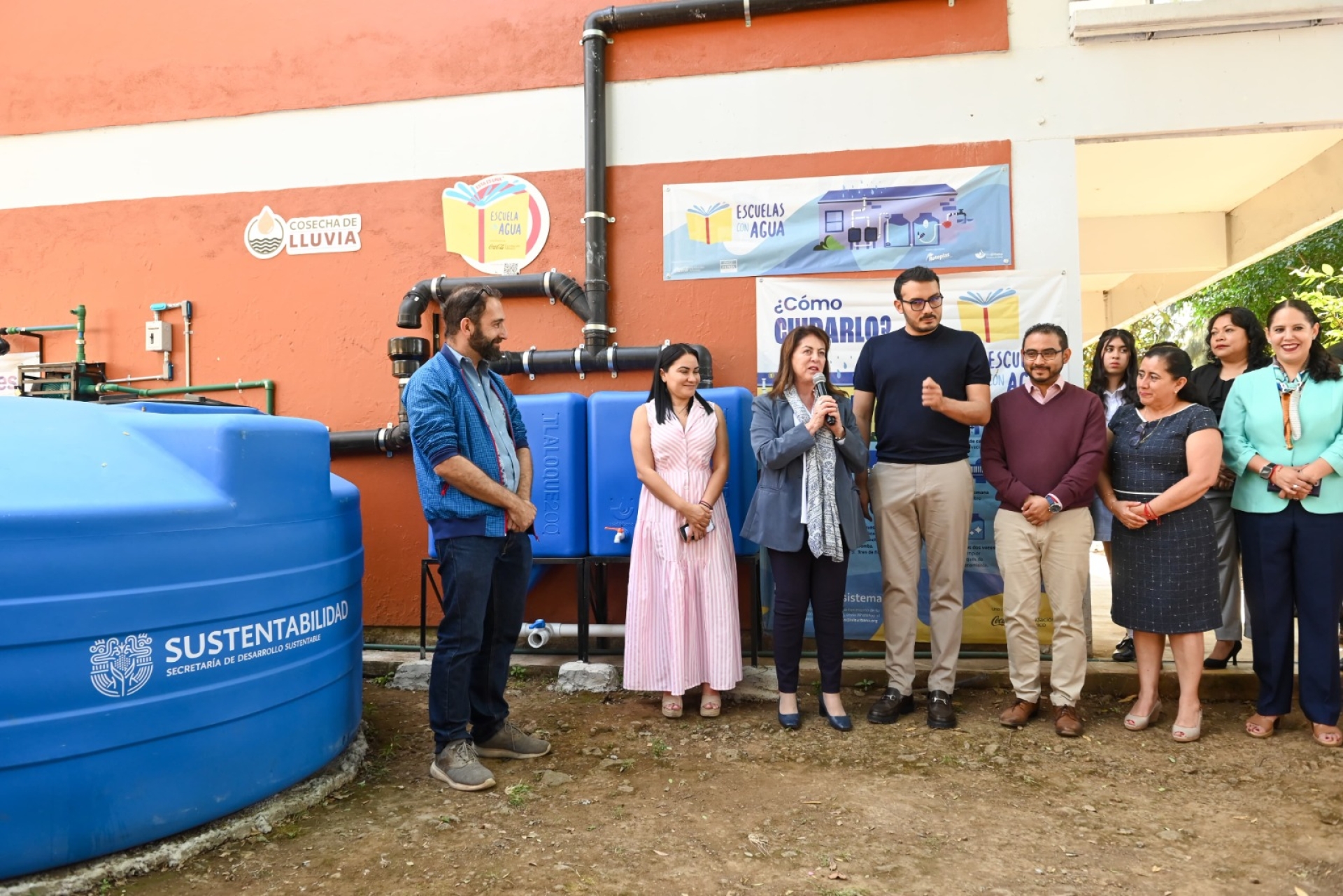 Avanza Gobierno de Morelos en implementación del programa 'Cosecha de lluvia' en escuelas de nivel básico