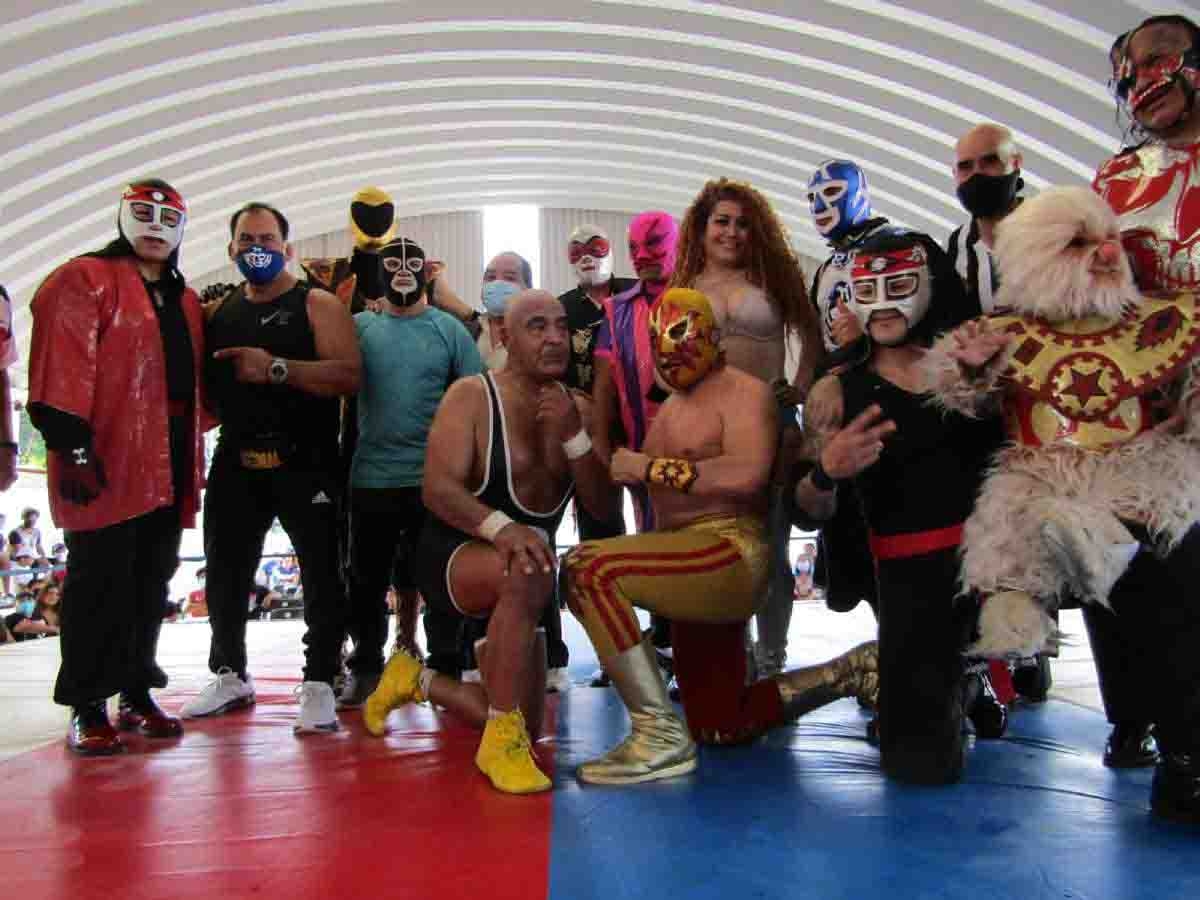 Lucha de ídolos en Atlihuayan