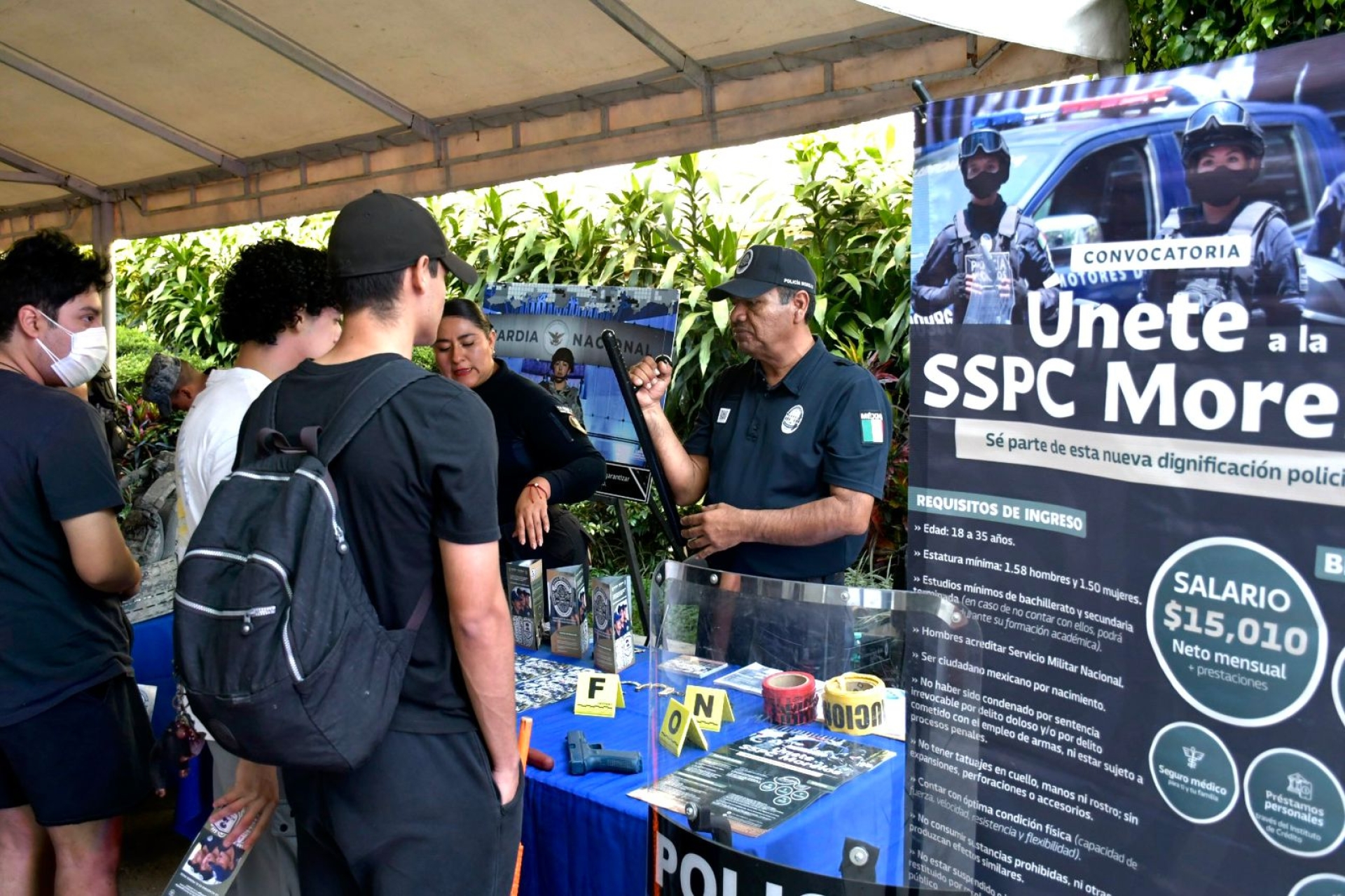 Participa SSPC Morelos en ferias de prevención para generar entornos seguros y libres de violencias