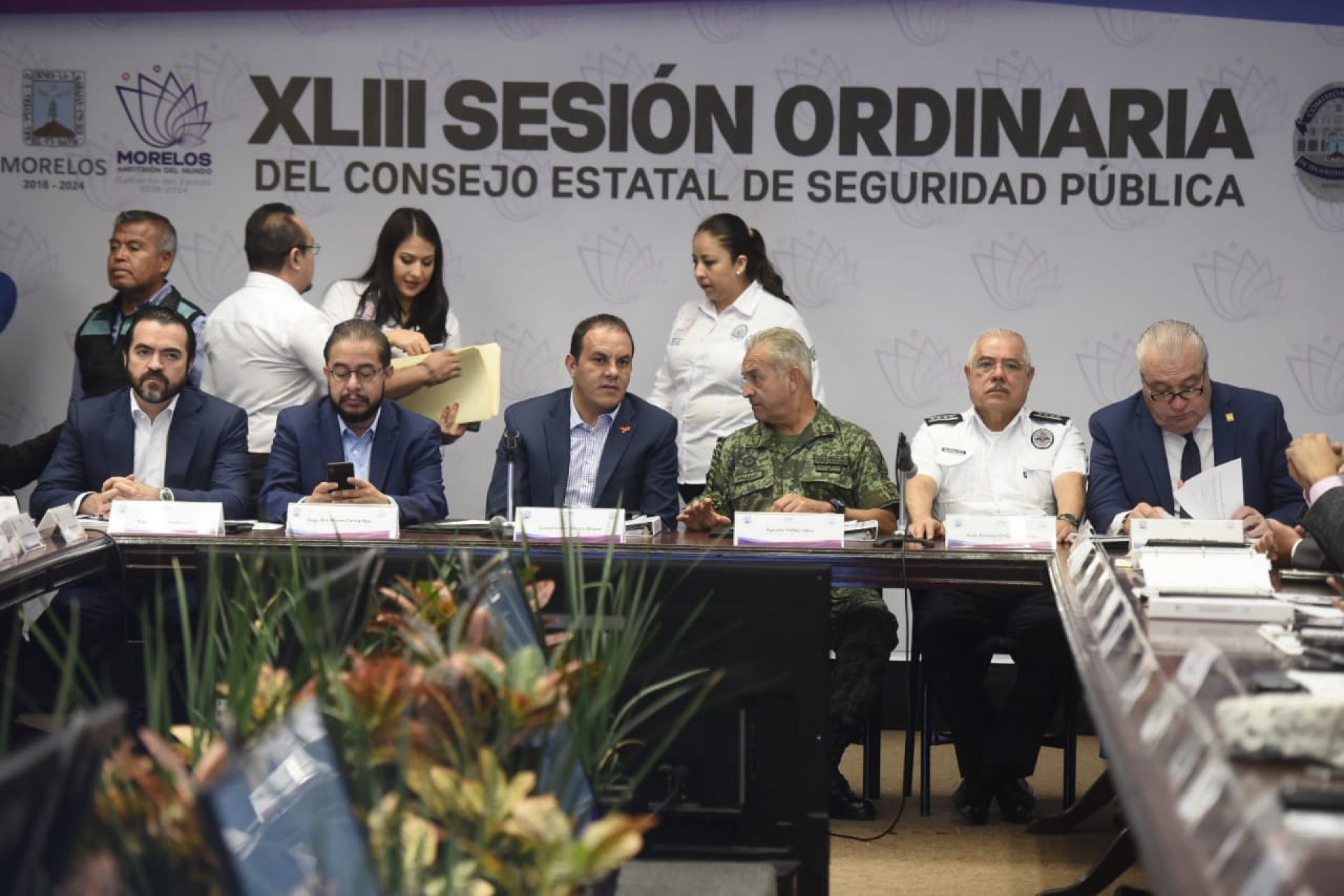Preside gobernador XLIII sesión ordinaria del Consejo Estatal de Seguridad Pública