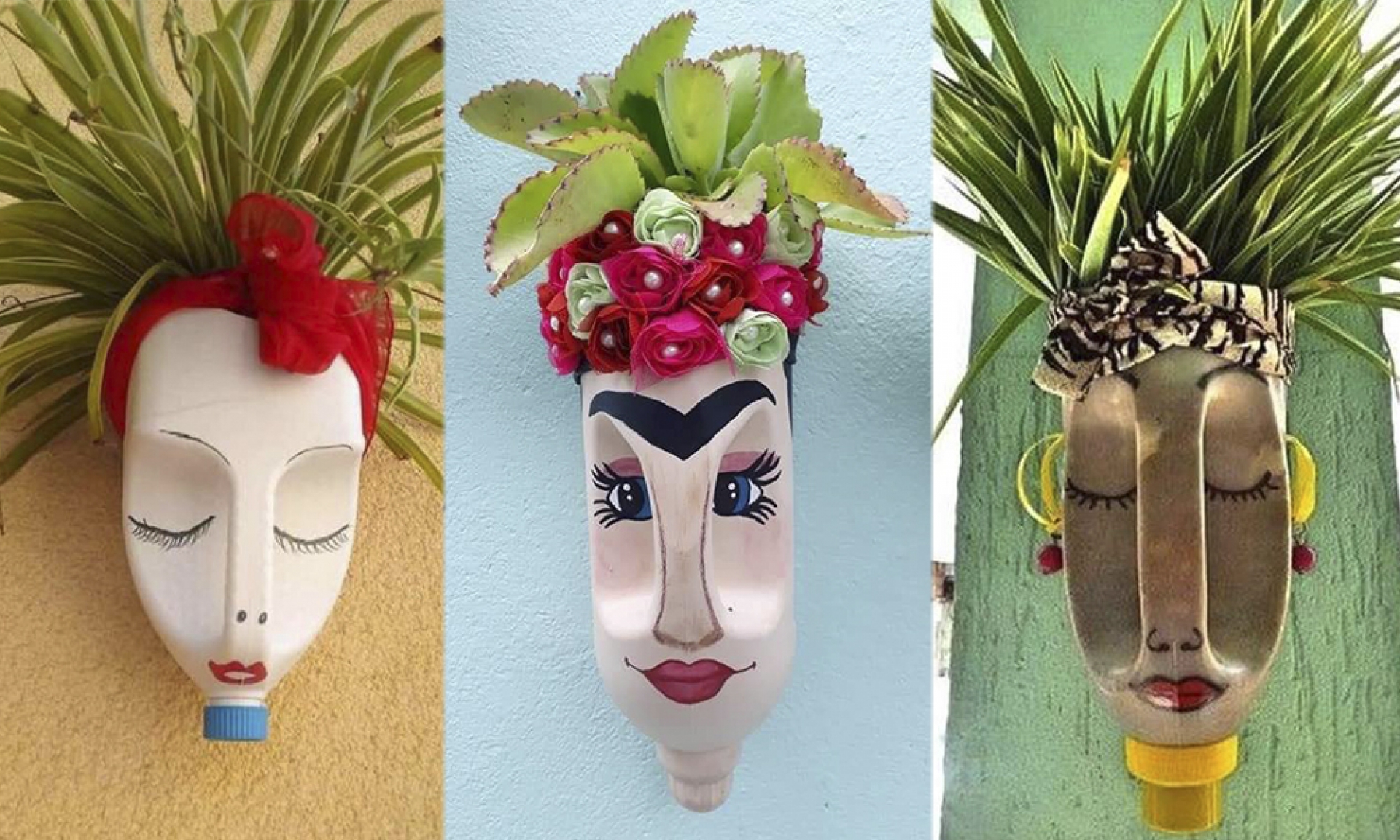 Proyecto en casa: macetas cool con botellas recicladas para tus plantitas