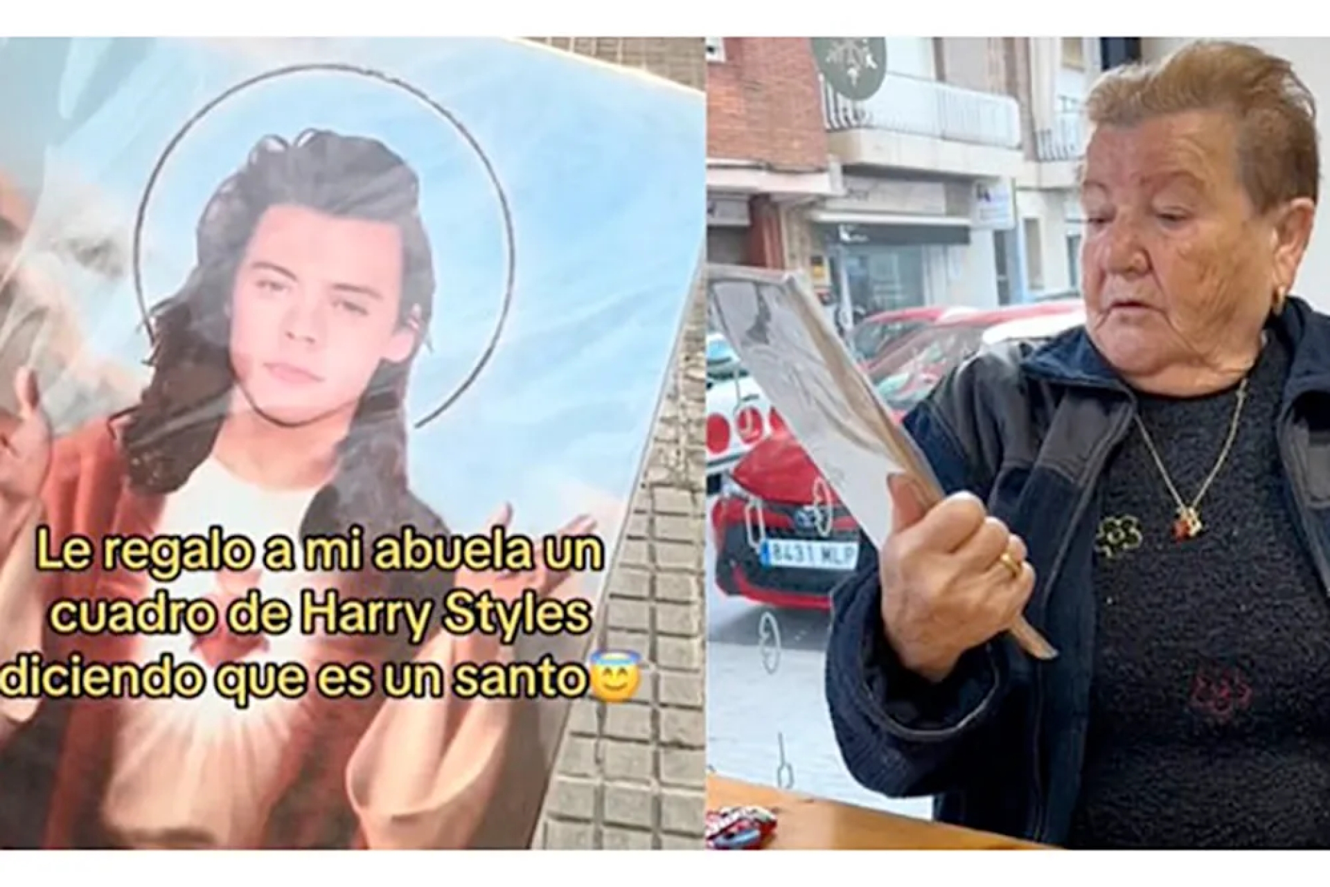 Abuelita encantada con 'santo' inesperado: La tierna confusión con Harry Styles