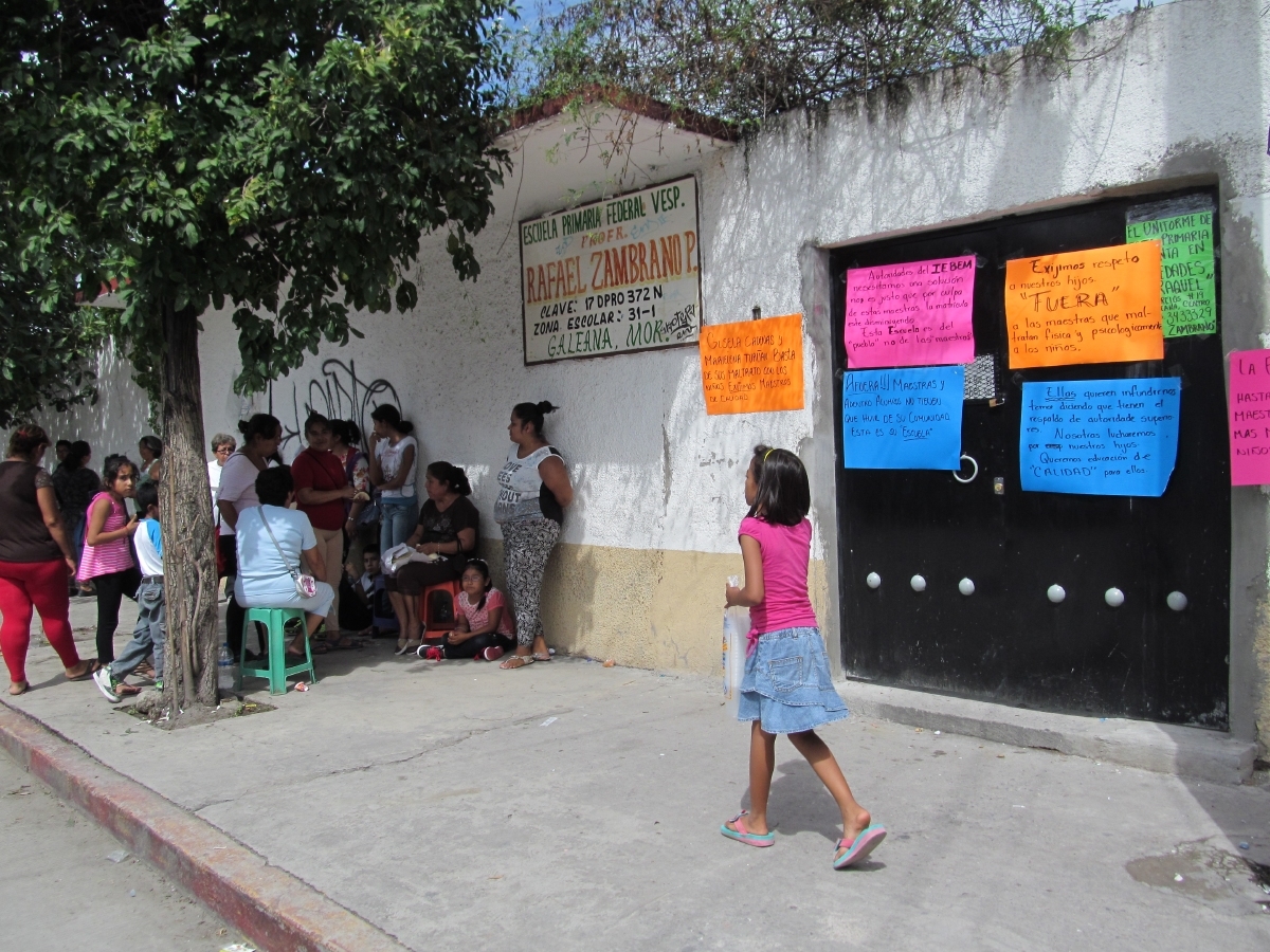 Impiden inicio del ciclo escolar en escuela de Galeana
