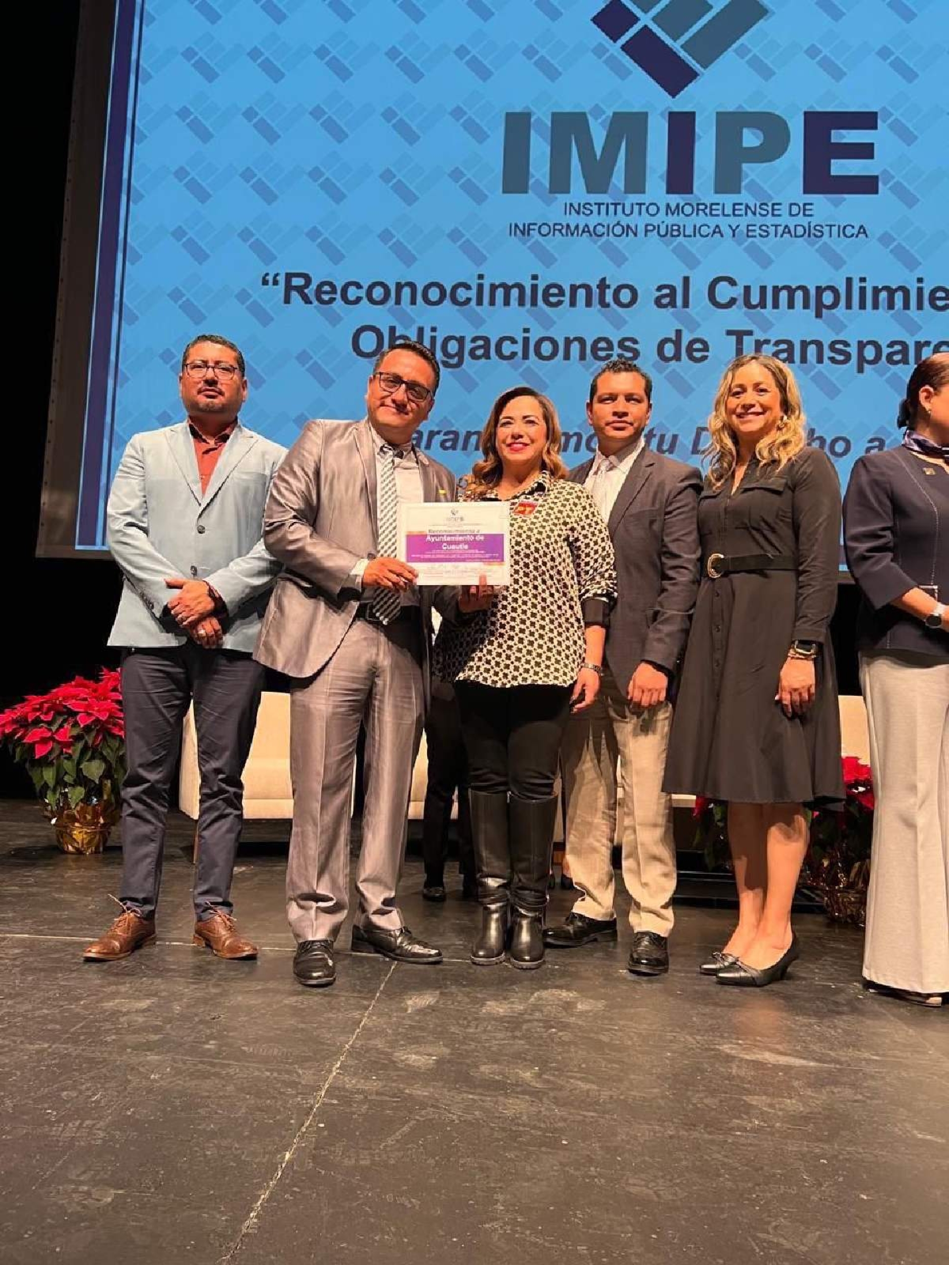 Reconocen a Cuautla por cumplimiento de obligaciones de transparencia