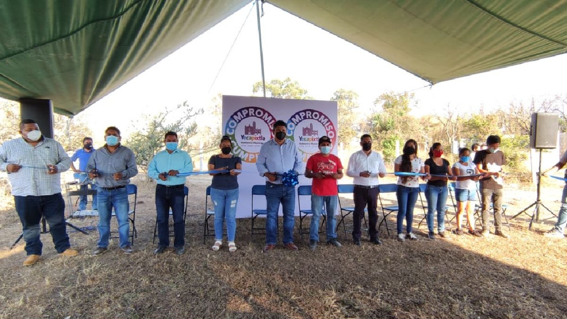 Inauguran ampliación de red de agua potable en Yecapixtla