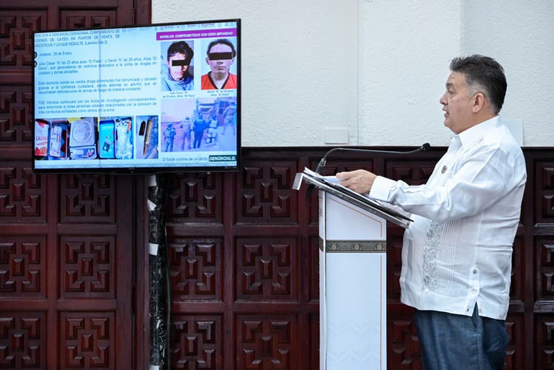 Aseguran en Morelos a 30 generadores de violencia por secuestro, extorsión, robo y narcomenudeo, entre otros delitos