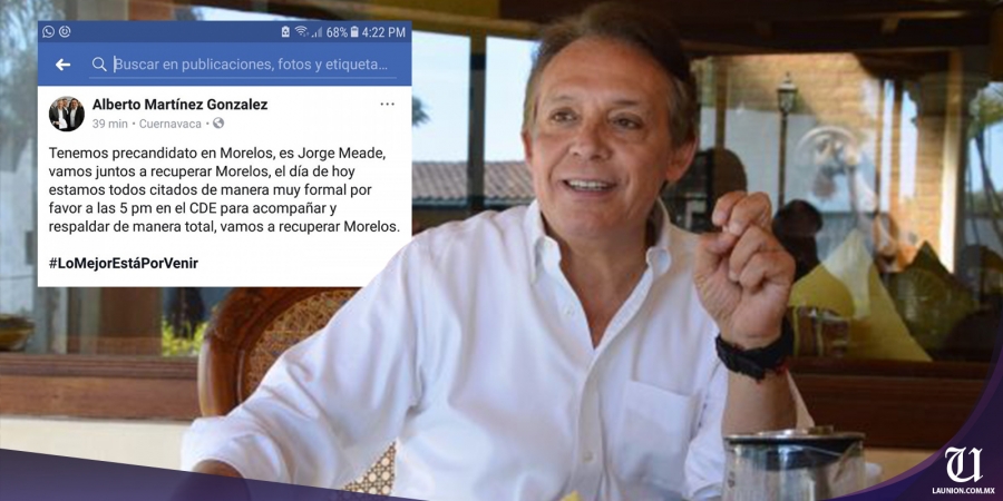 Jorge Meade, precandidato del PRI a la gubernatura