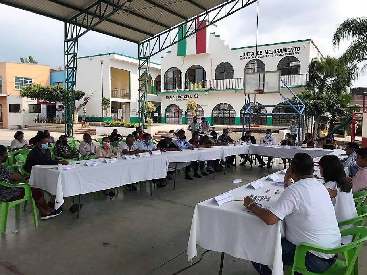 Realizan séptima reunión en Tetelcingo para consulta de municipalización