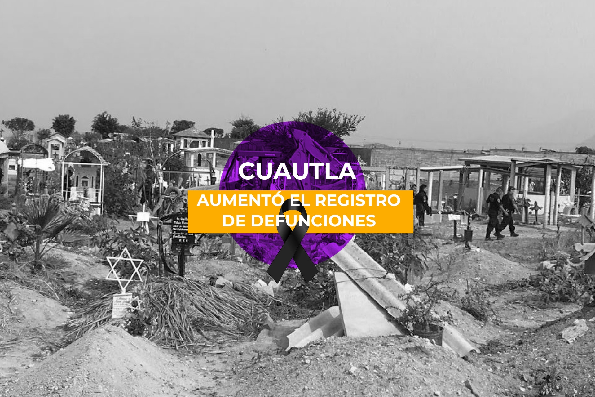 Aumentó el registro de defunciones en Cuautla durante 2020
