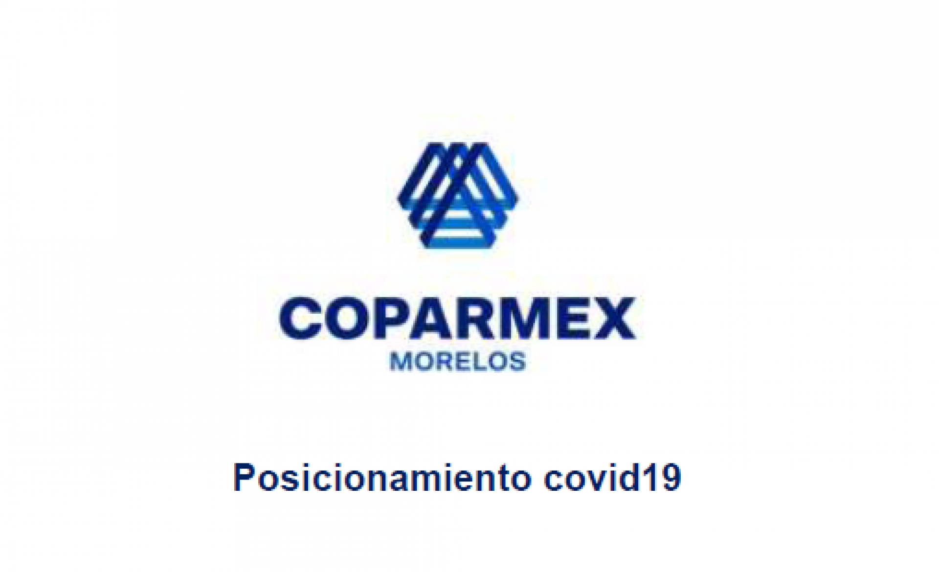 Emite Coparmex Morelos posicionamiento sobre comunicado Covid-19