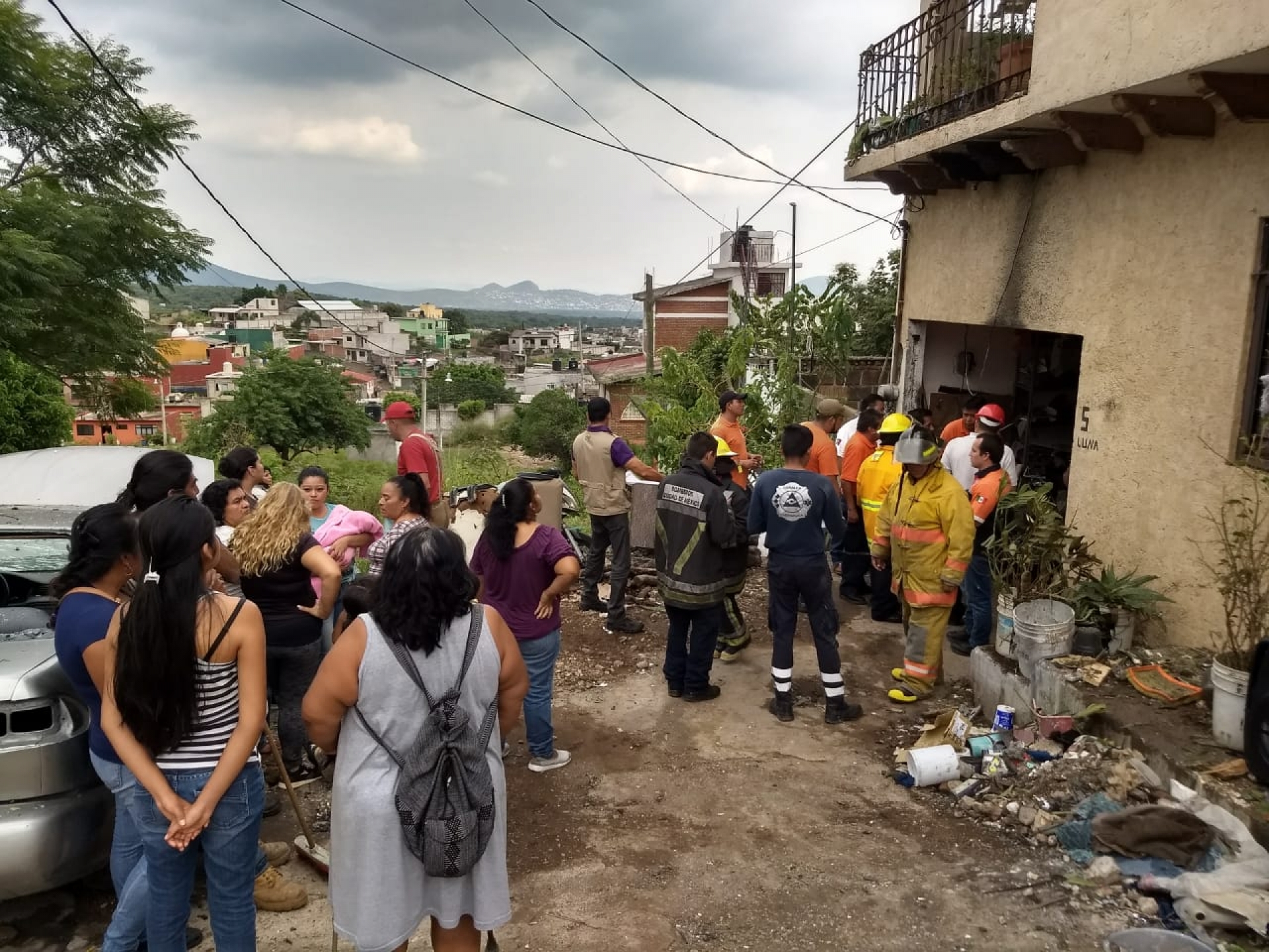 Un lesionado, saldo de explosión en una vivienda en la colonia Universo
