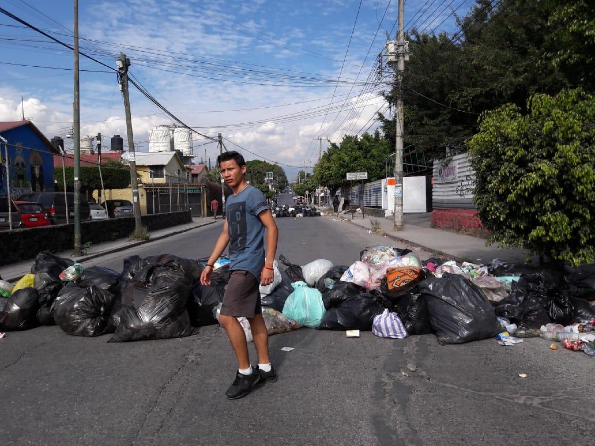 Protestan en Jiutepec ante falta de servicio de recolección de basura