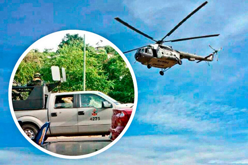 Fuerzas federales realizan operativo en Amacuzac