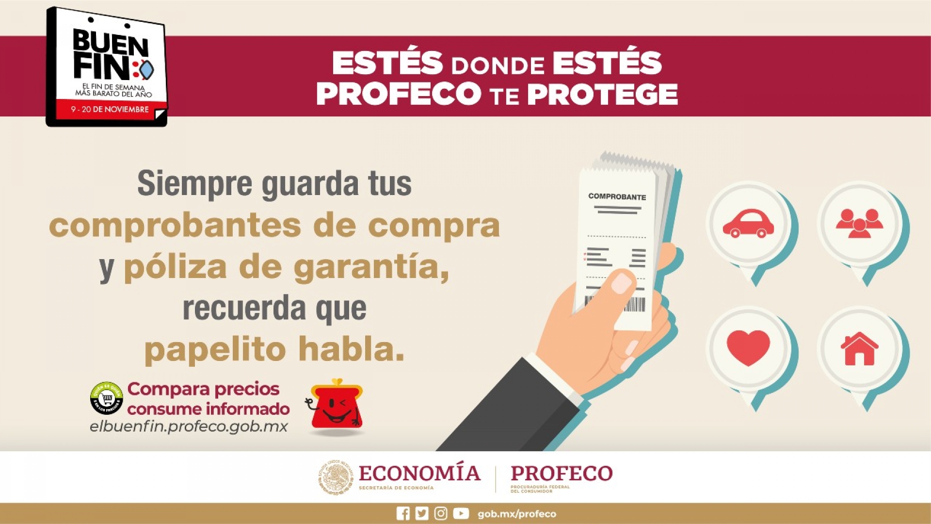 Informa Profeco sobre resultados de 'El Buen Fin 2020'