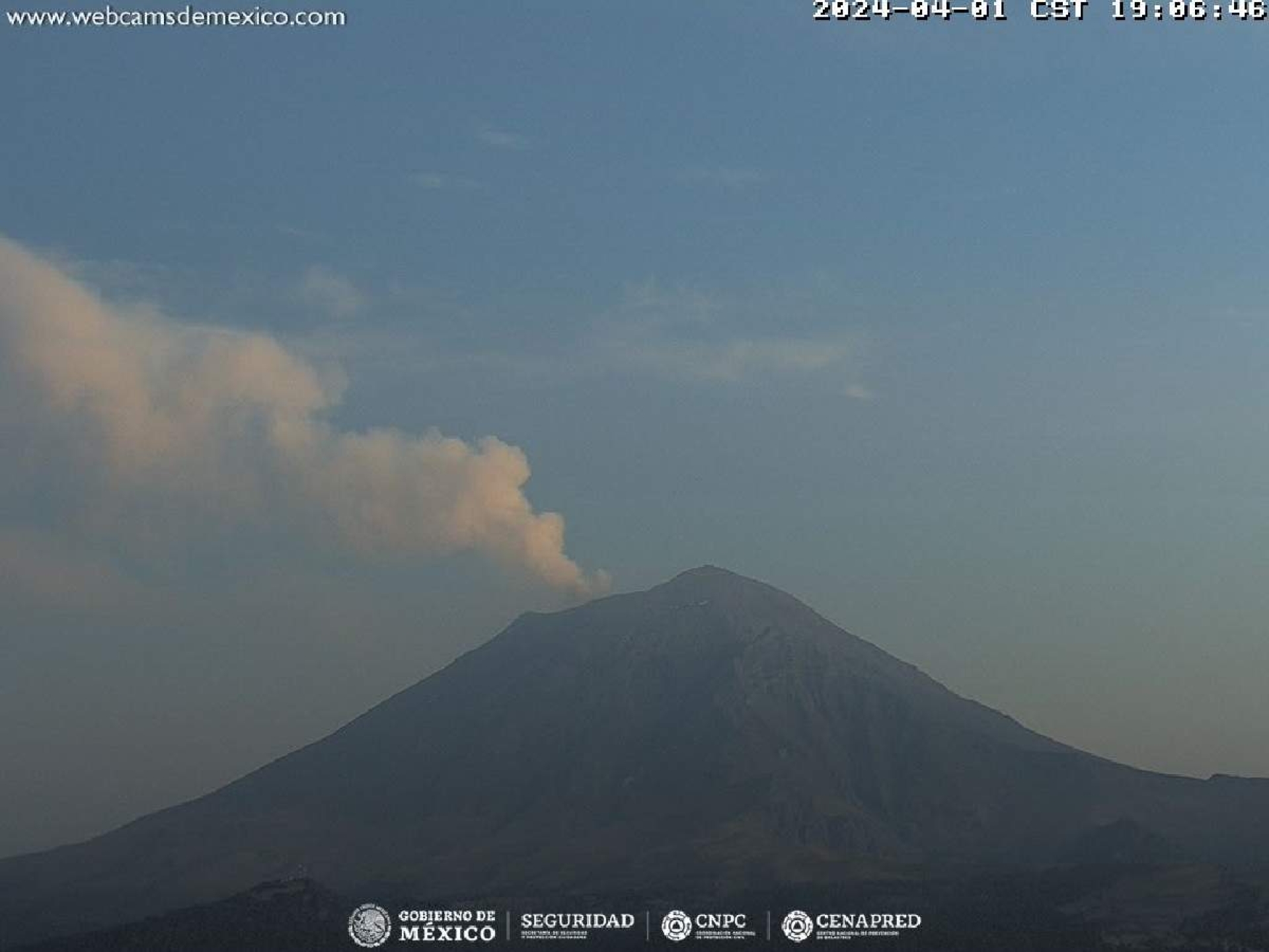 Registra el Popocatépetl 91 exhalaciones