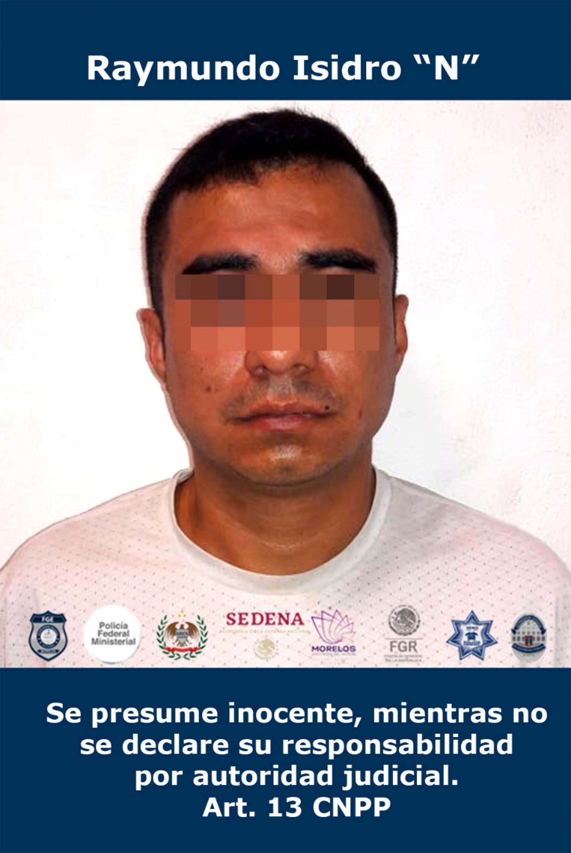 Detallan vinculación a proceso de Raymundo 'N'