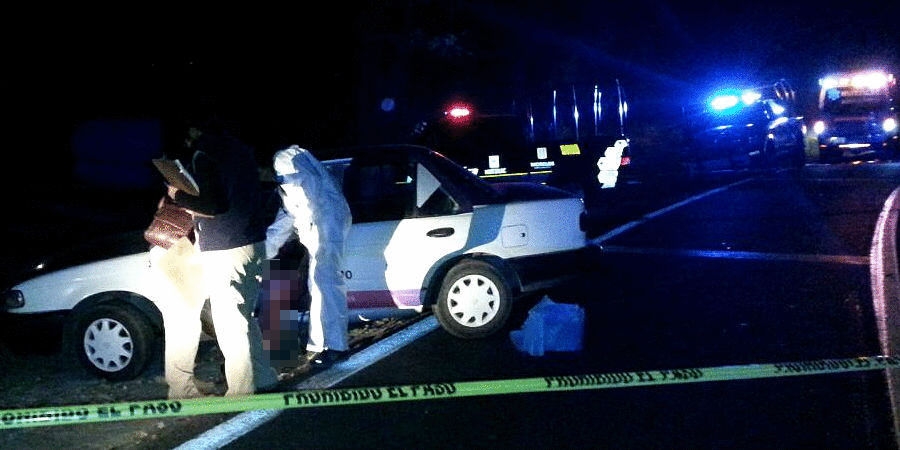 Hallan el cadáver de un taxista en la carretera México-Cuernavaca