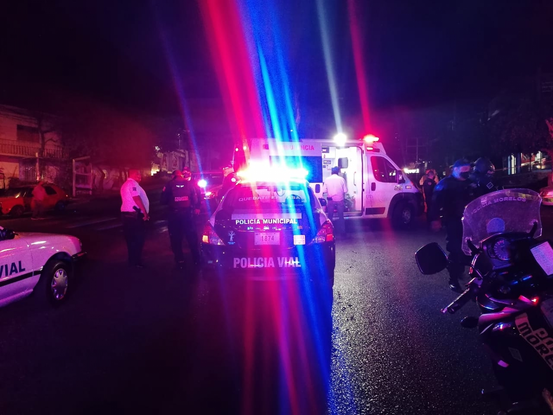 Dos hombres lesionados a tiros en la colonia El Empleado, en Cuernavaca
