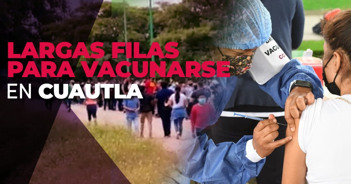 Se registra alta afluencia de personas de 18 a 29 años para recibir vacuna